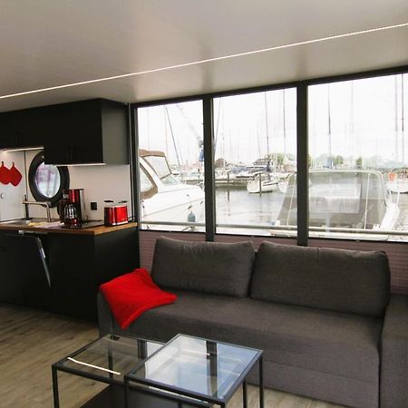 Hausboot Fjord Nordstern Mit Dachterrasse In Schleswig Hotel Exterior foto